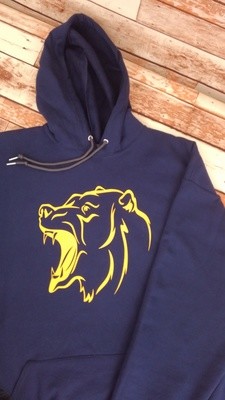 Navy Gold Bearcub Country Hoodie