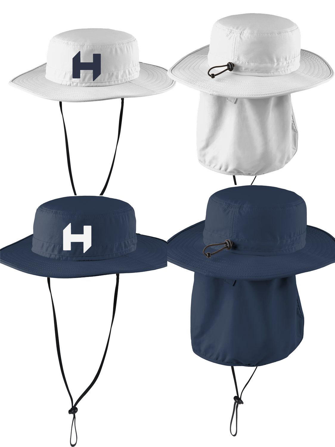 Harrisburg H Wide Brim hat