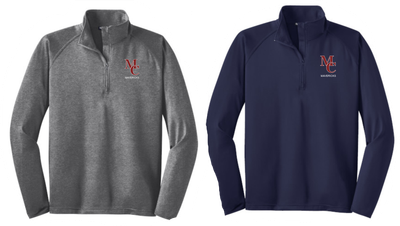 MC EMBROIDERED QUARTER ZIP