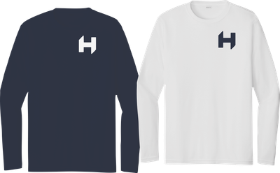 H Left Chest Moisture Wicking Long Sleeve T-shirts