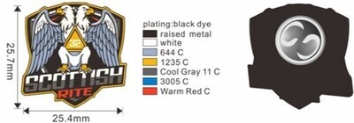 32nd Degree Shield Pin
