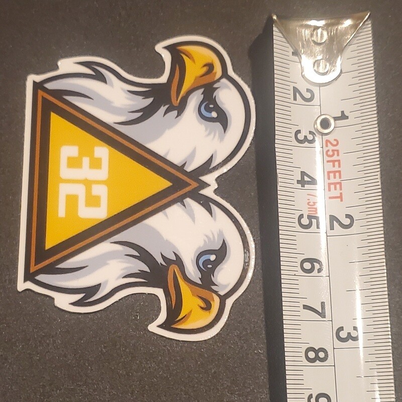 Sticker - Scottish Rite Eagle Head 32°