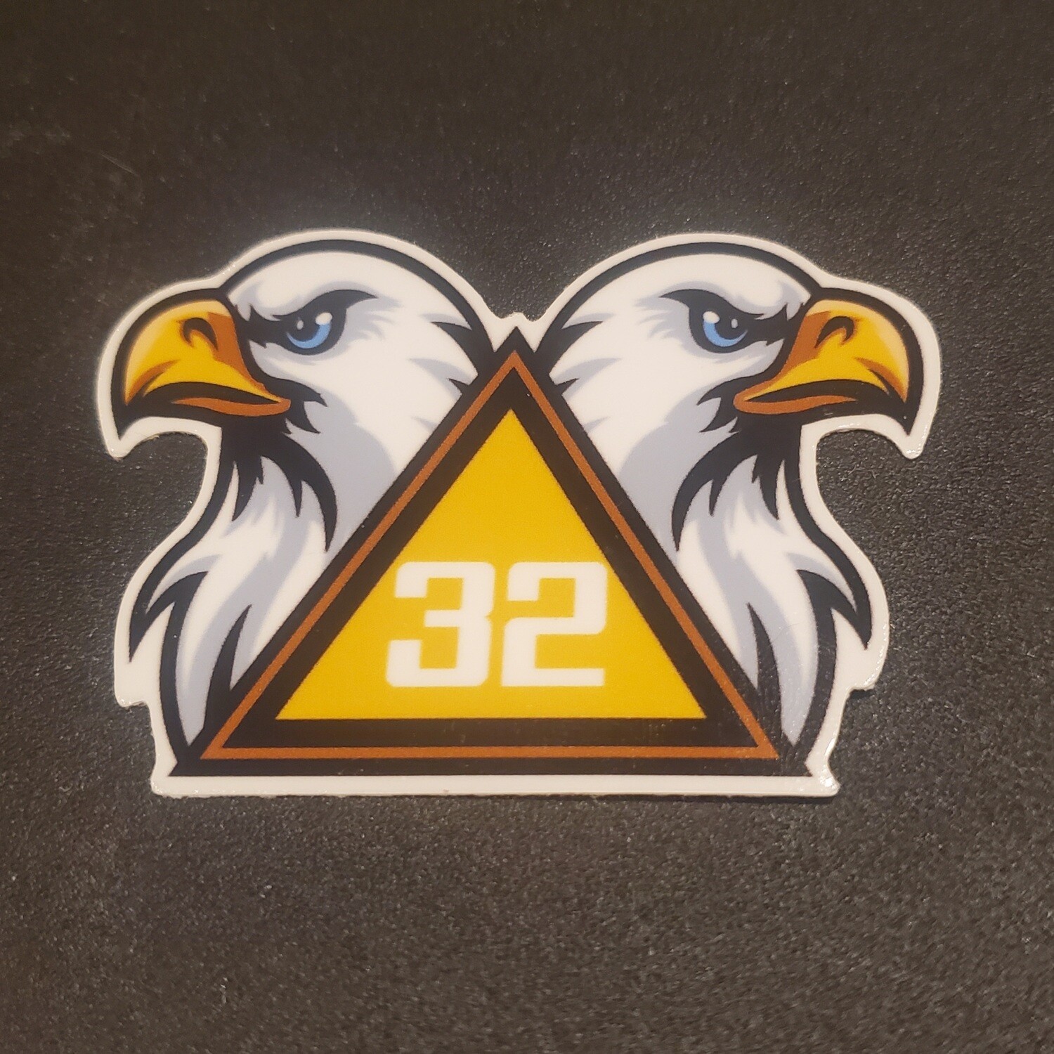 Sticker - Scottish Rite Eagle Head 32°