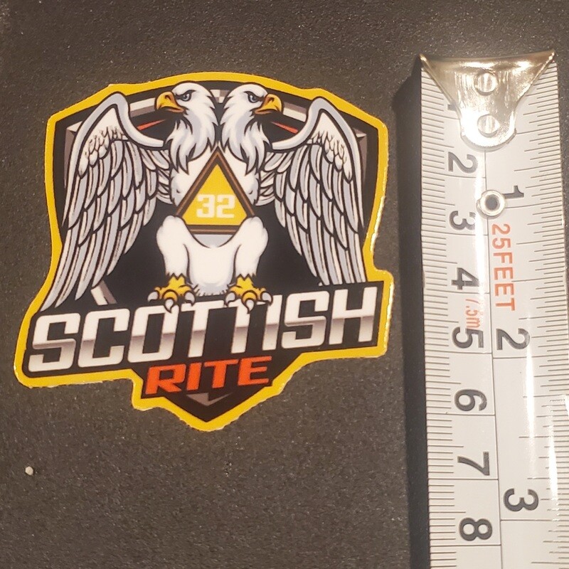 Sticker - Scottish Rite Shield 32°