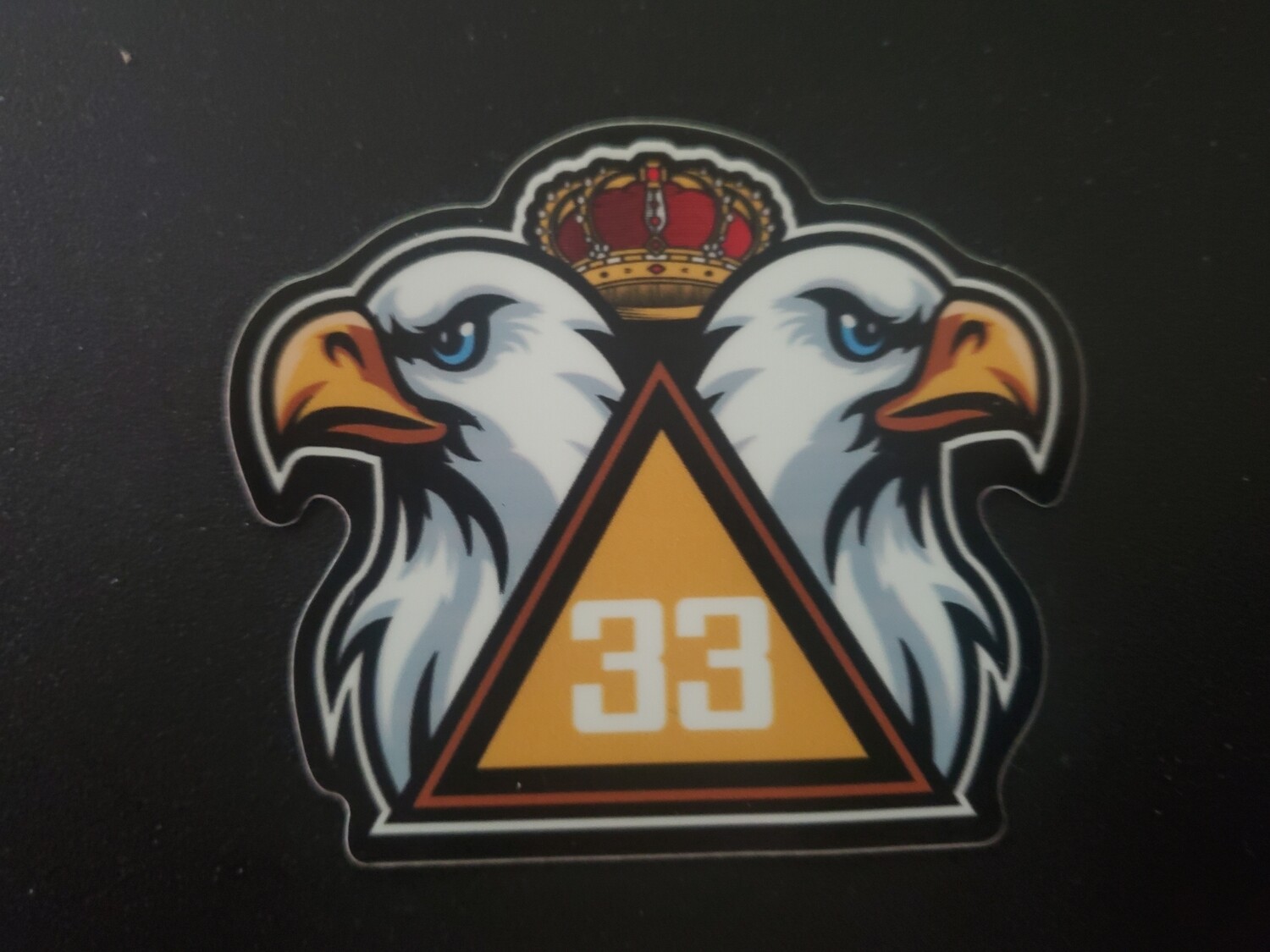 Sticker - Scottish Rite Eagle Head 33°