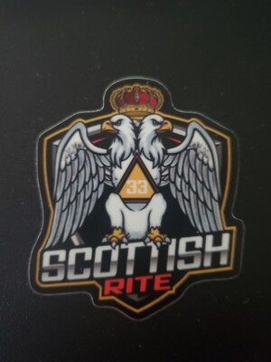 Sticker - Scottish Rite Shield 33°