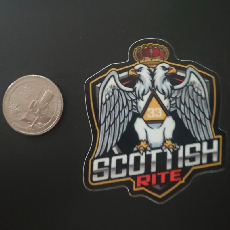 Sticker - Scottish Rite Shield 33°