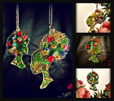 Resin Pendant Necklaces