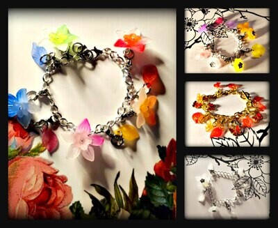 Floral Charm Bracelets