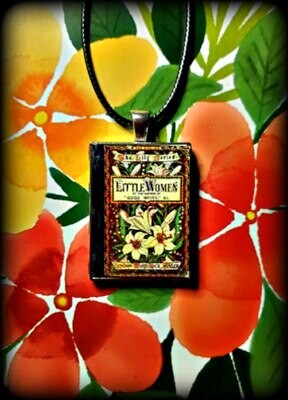 Little Women Mini Book Necklace (free US shipping available)