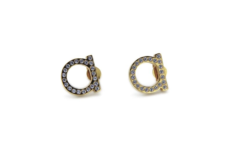 SALVATORE FERRAGAMO - Boucles d'oreilles Gancini