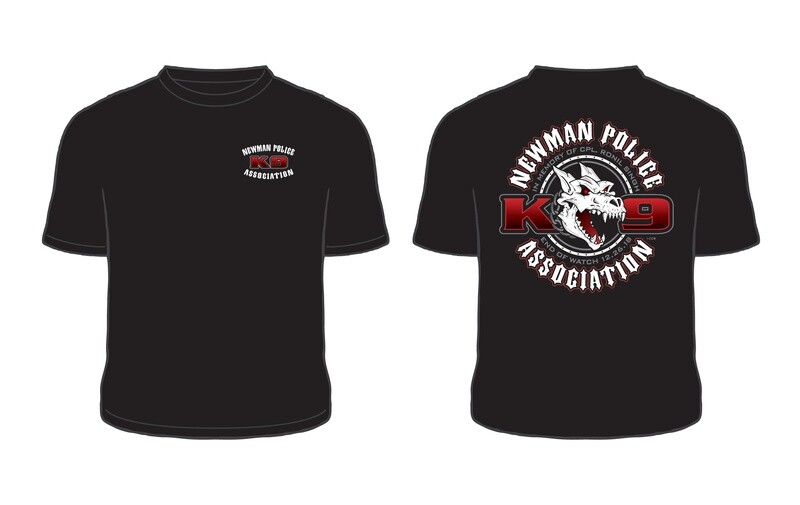 **LIMITED EDITION** Mens K9 T-Shirt Black and Red