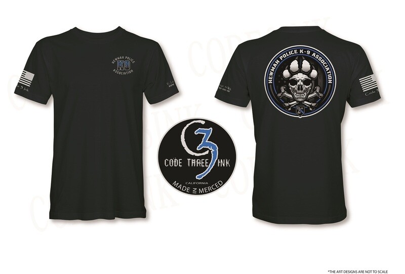 K9 T SHIRT-NEW LOGO BLACK