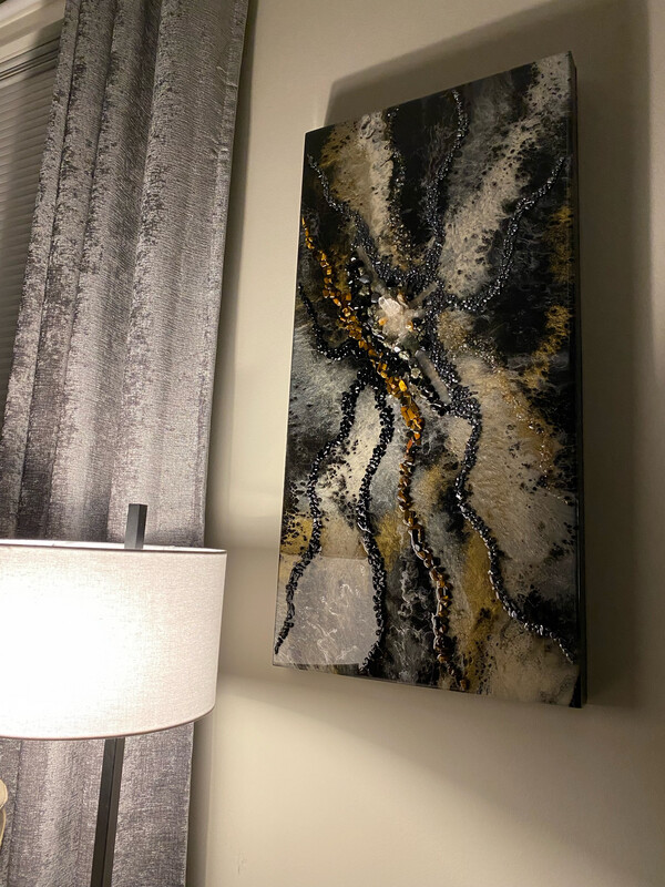 Black Pearl Soul, 36” X 18”