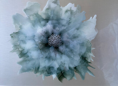 Cloudy Blossom, 18” X 14.3” Framed Cloudy Blossom, 18” X 14.3” Framed