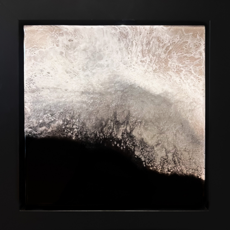 Abyss 1, 16” X 16” Framed