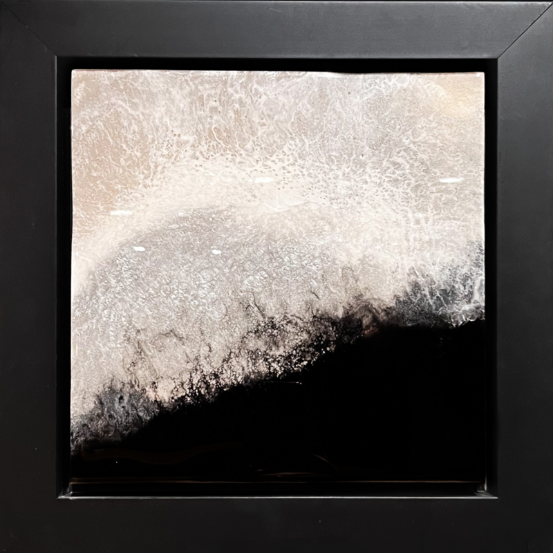 Abyss 2, 16” X 16” Framed