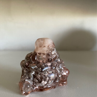 Orgonite Budha 2” X 2”, Pink, Rose Quartz