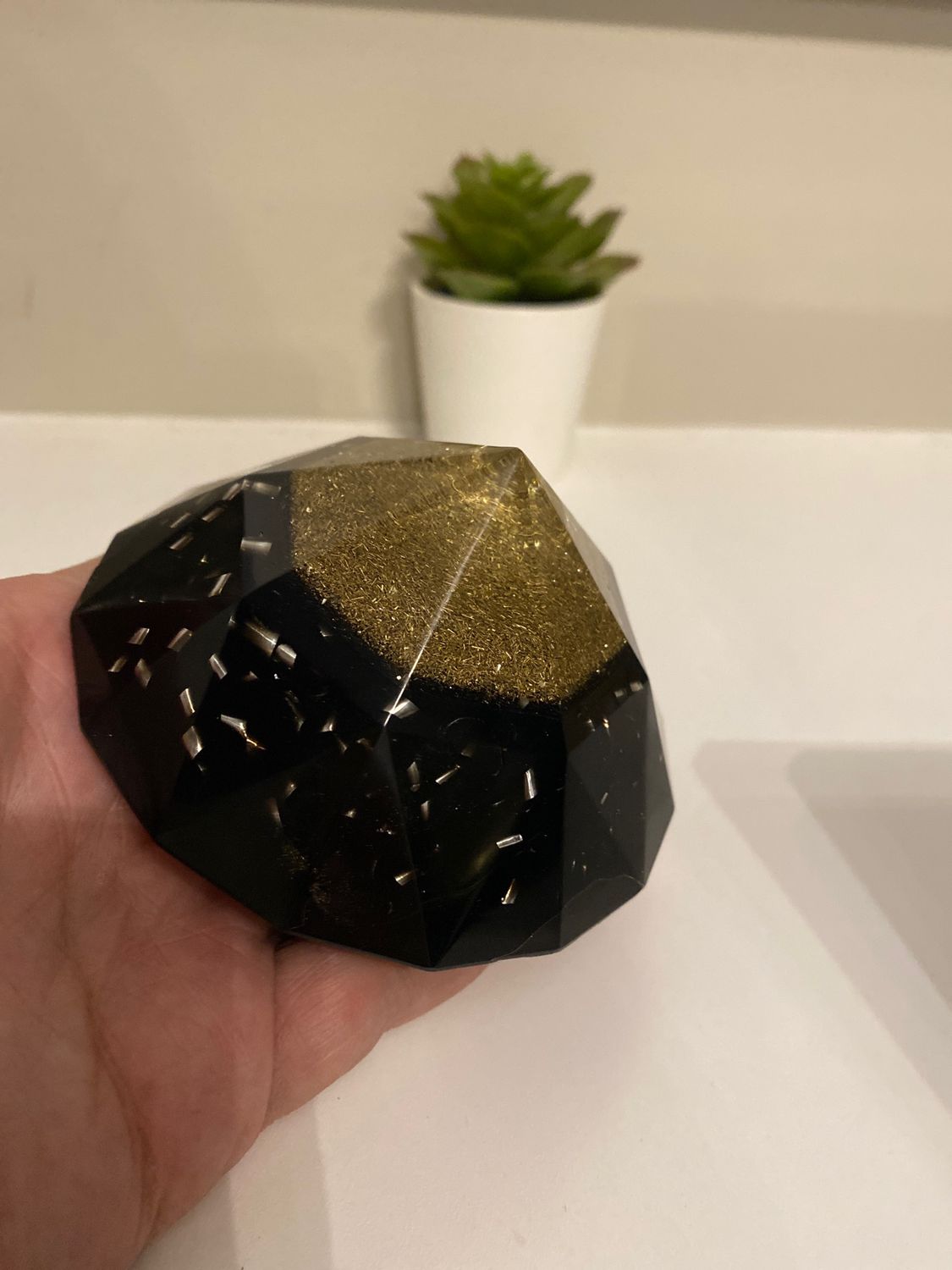Orgonite Gem Shaped Pyramid (variety)