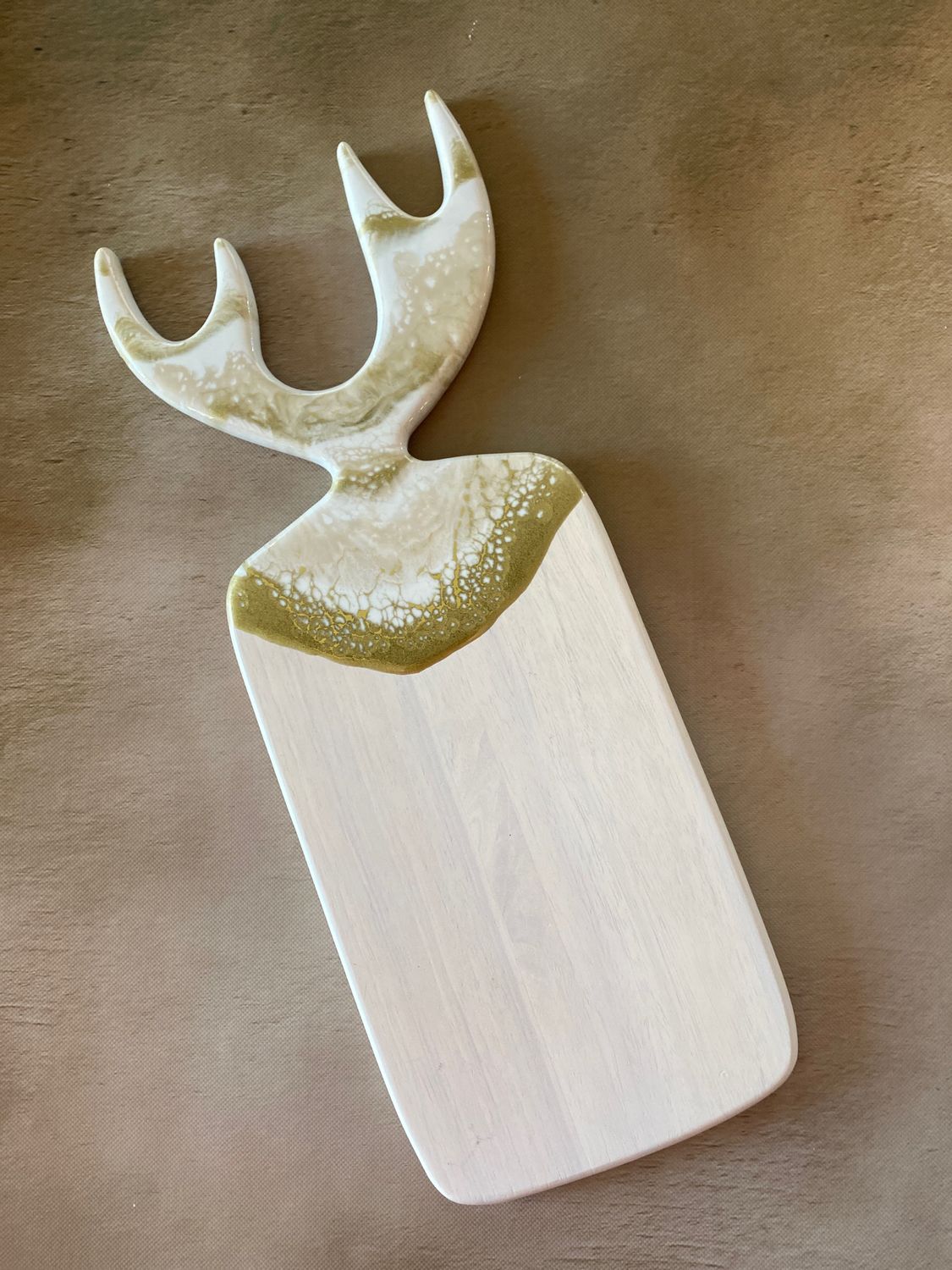 Charcuterie Server Antler Shape 19” L