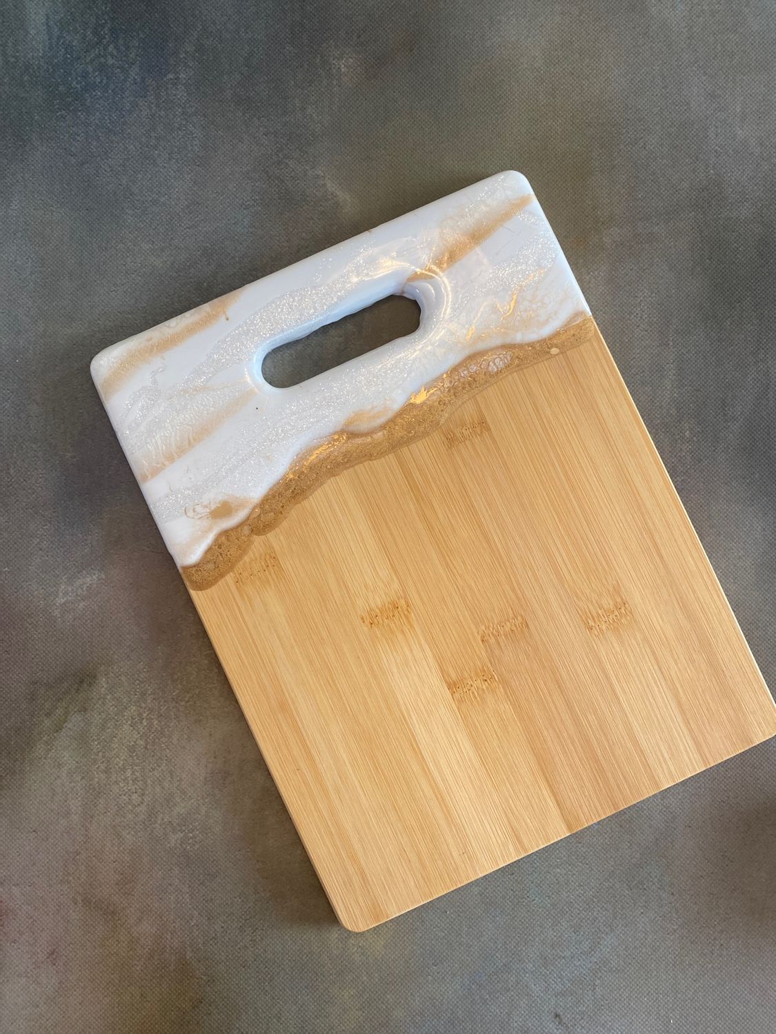 Charcuterie Server Resin Art On Bamboo 11”