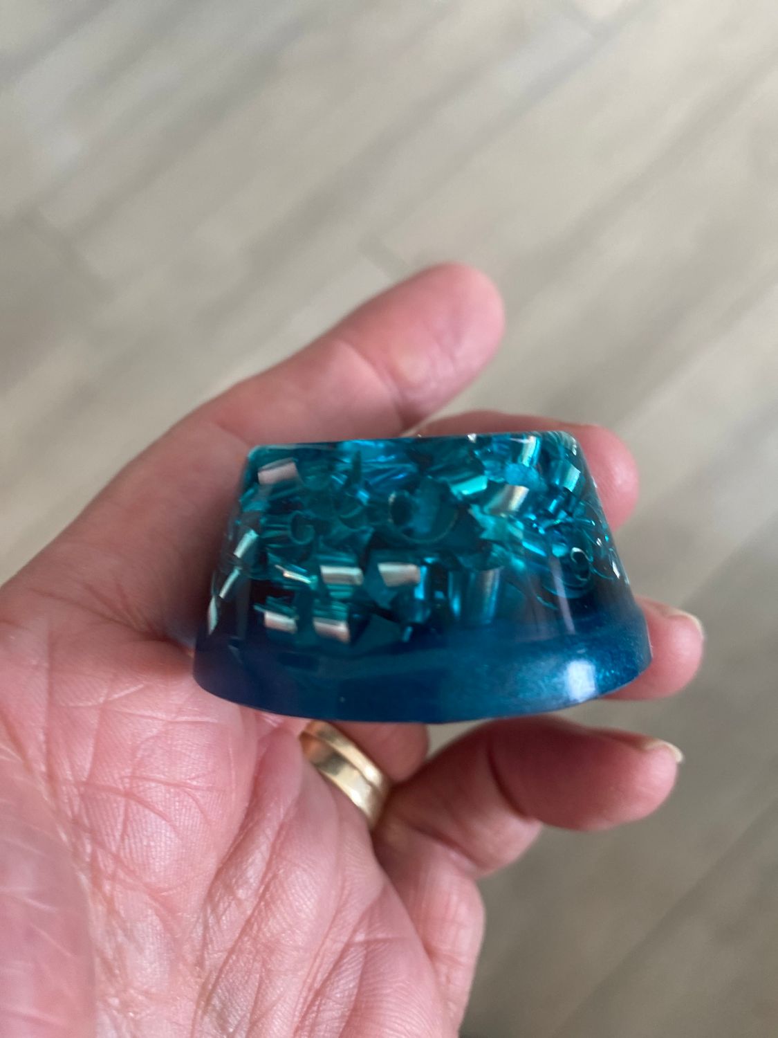 Orgonite TB Mini Puck Turquoise, 1.8”w