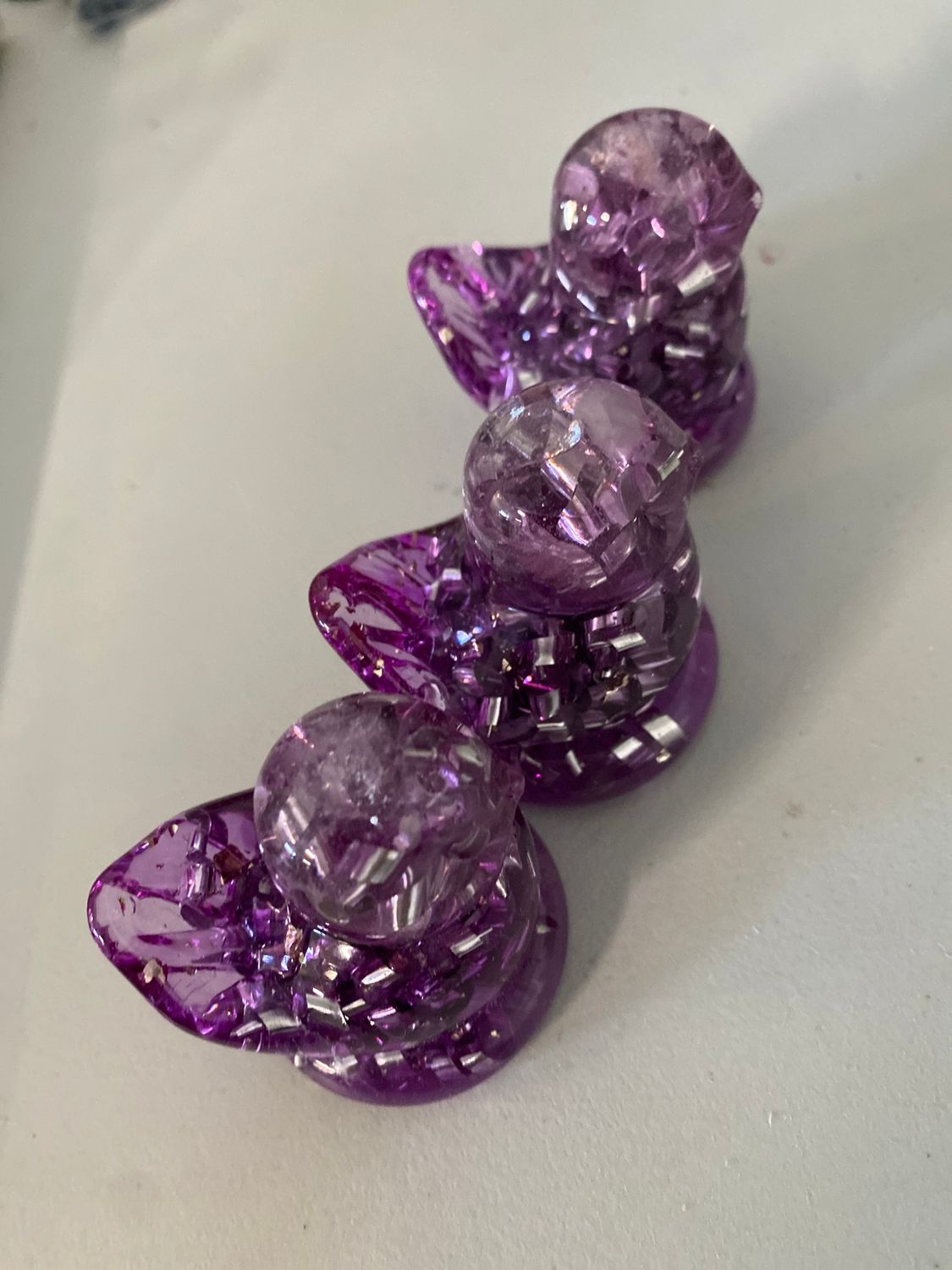 Orgonite Bird Purple