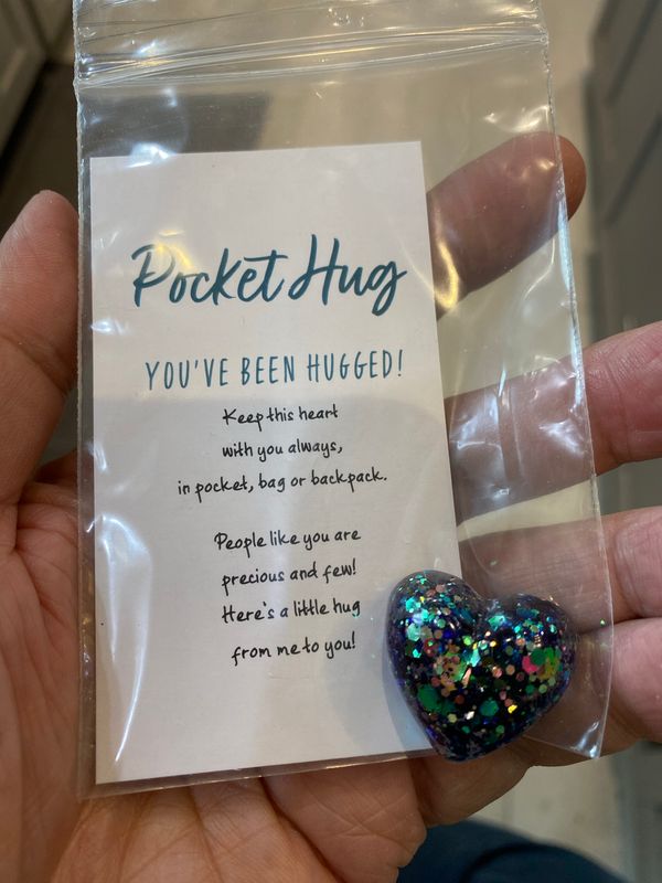 Pocket Hugs, Mini, 1” (2.5cm) Various Colours