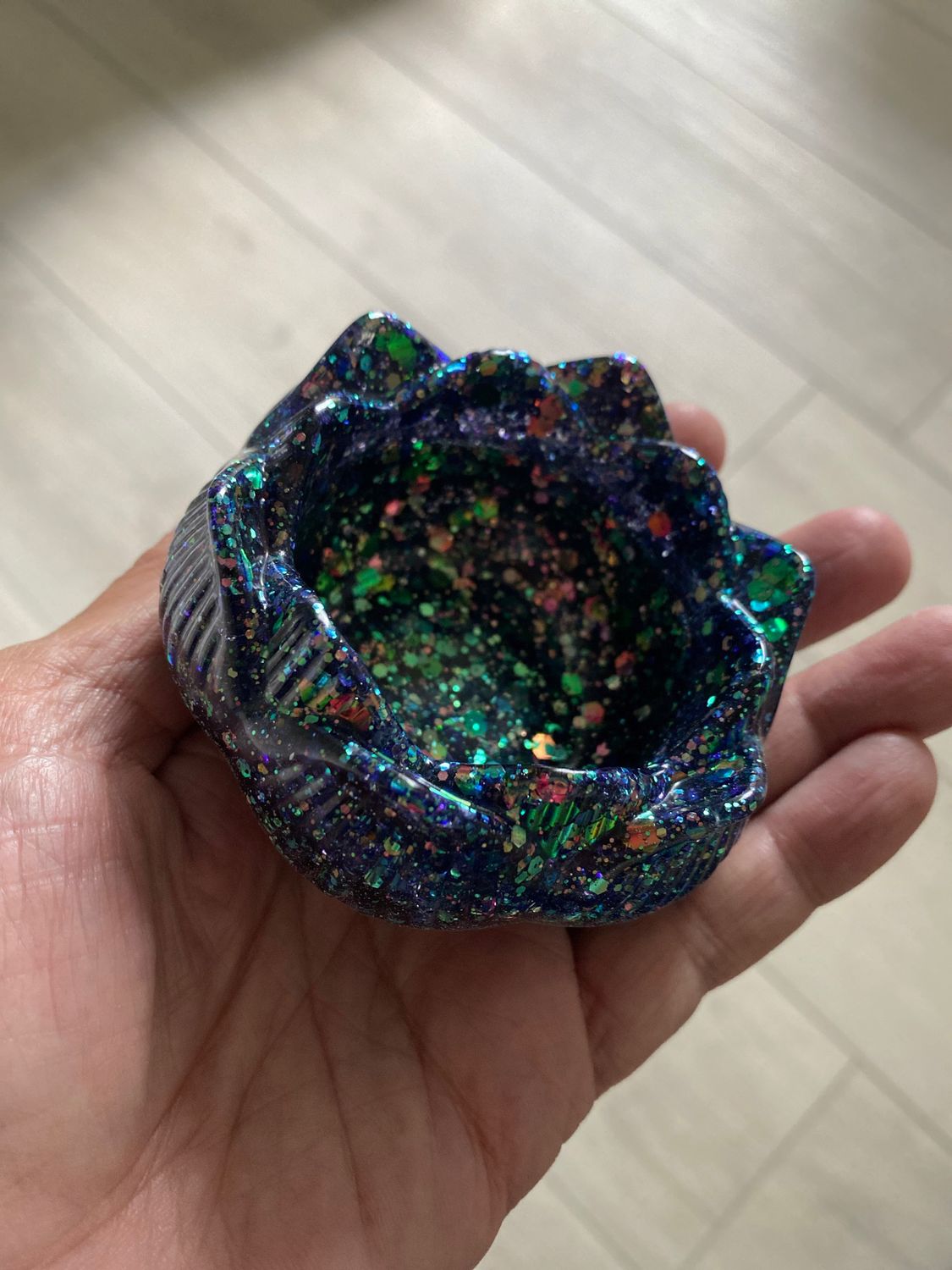 Candle Holder Blooming Lotus