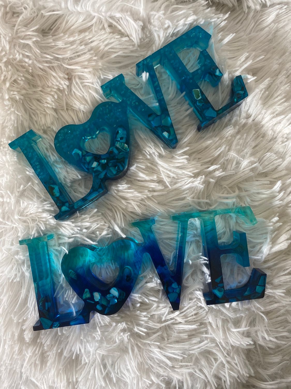 Love Sign 8.7”w Shelf Desk Decor