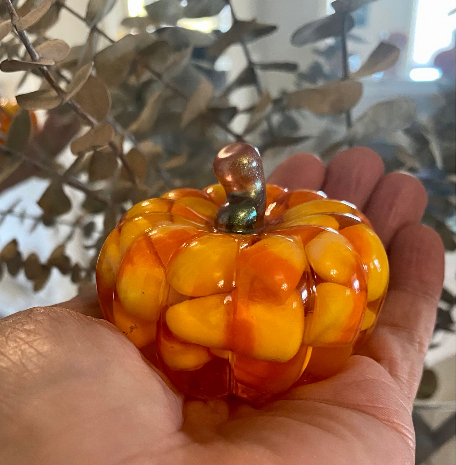 Pumpkin Casting W Candy Corn Or Plain, 2”