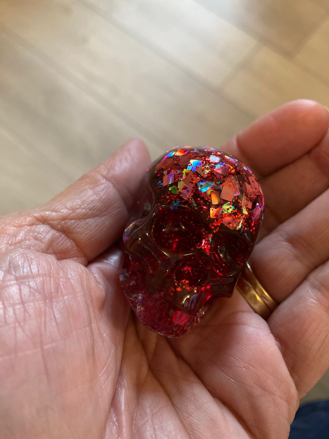 Skull Shape Resin Casting, 2.2”w Variety