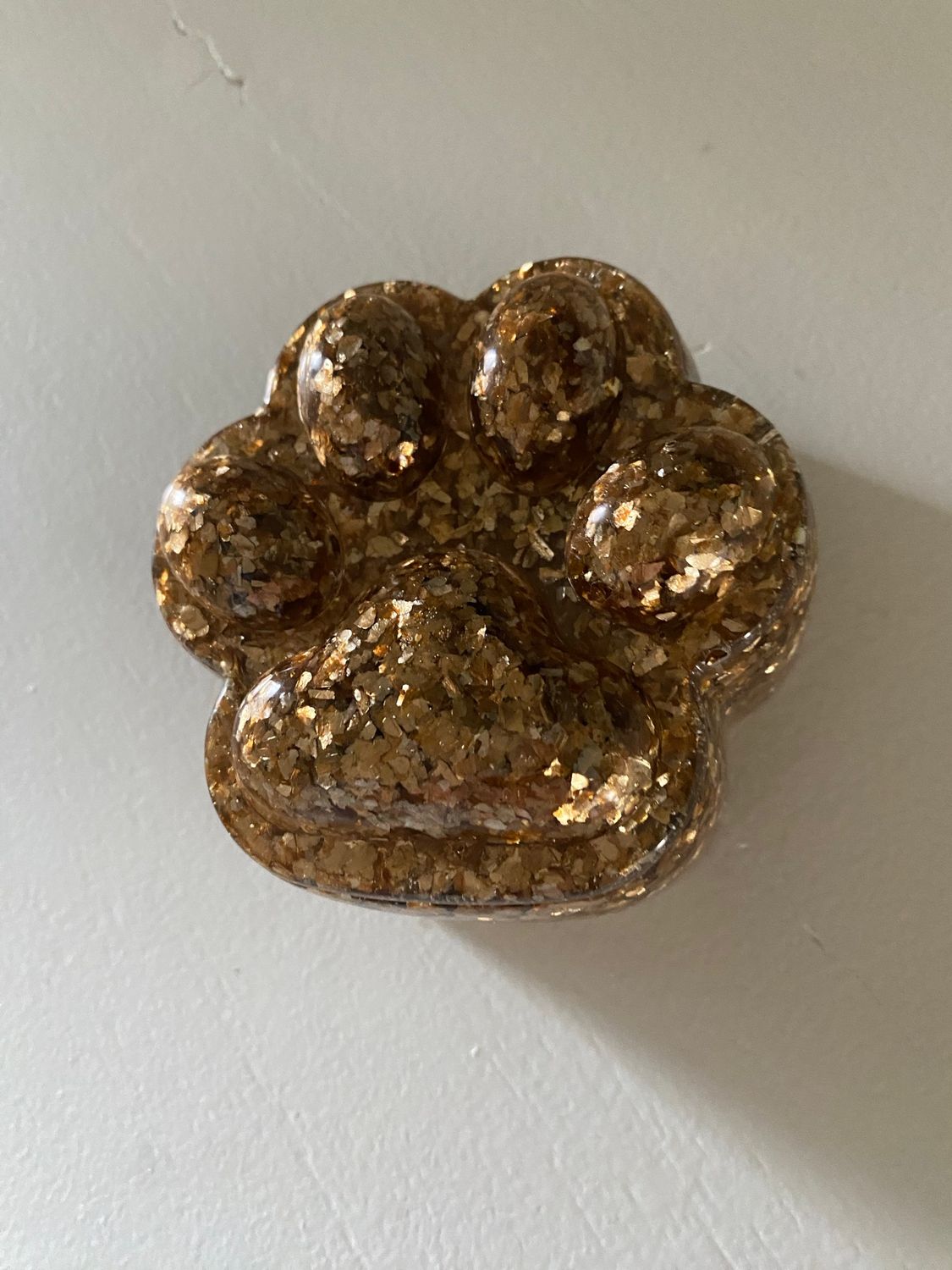 Paw Print Dish &amp; Lid Set