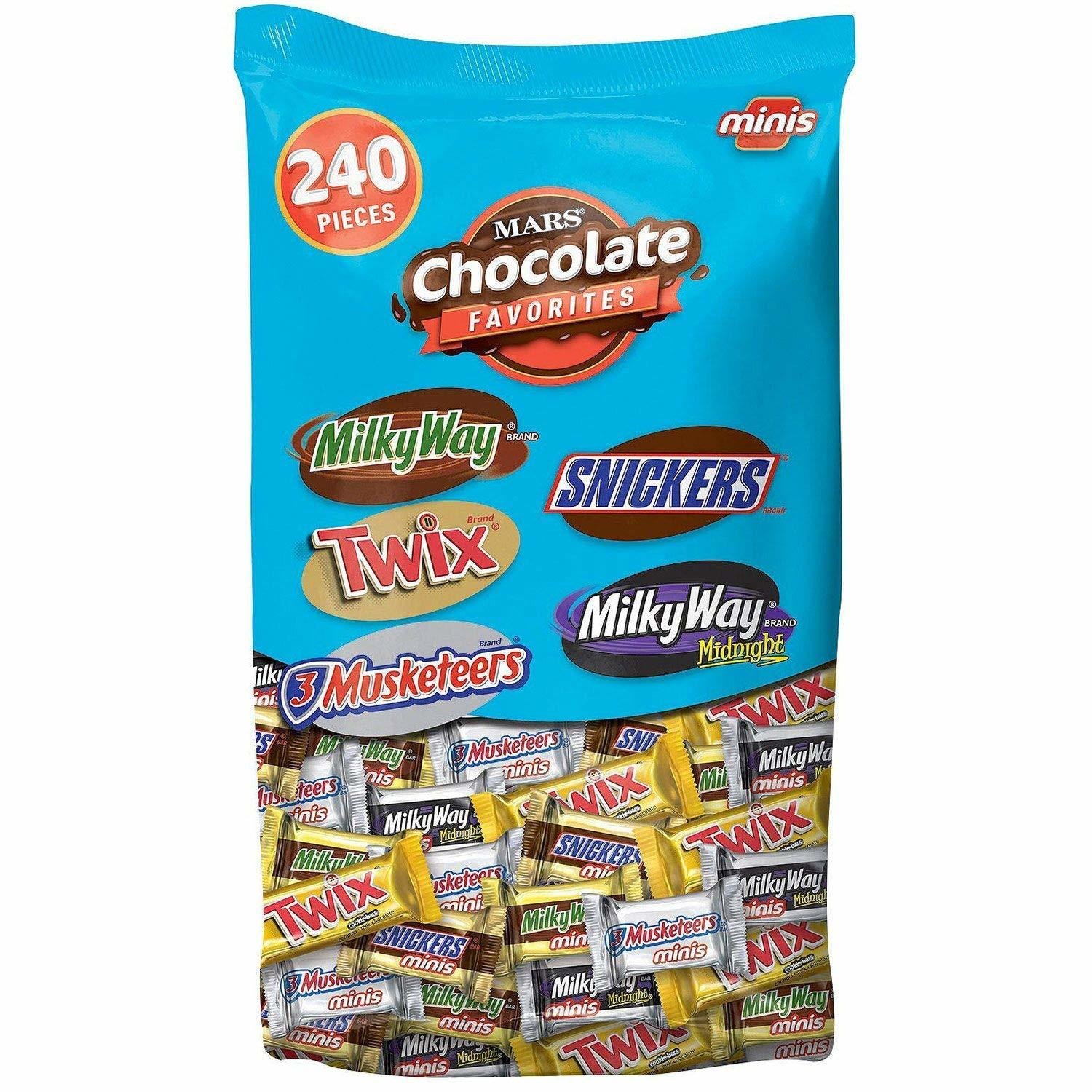 MARS Chocolate Favorites Party Pack (240 pieces)