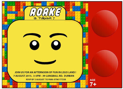 LEGO - BIRTHDAY INVITATION