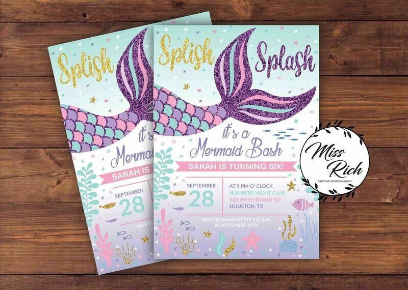 MERMAID INVITATION