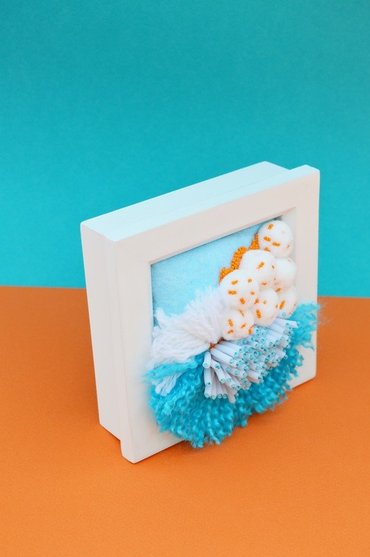 Small Fan Coral Box Frame