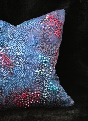 Beaded Batik Cushion