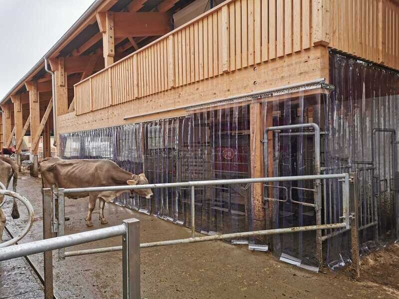 Streifenvorhang fertig konfektioniert