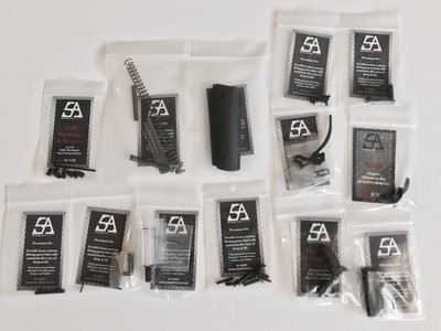 Stealth Arms - 1911 9mm Government Model Series 70 - Complete Lower Parts Kit (No Frame or Upper Slide)