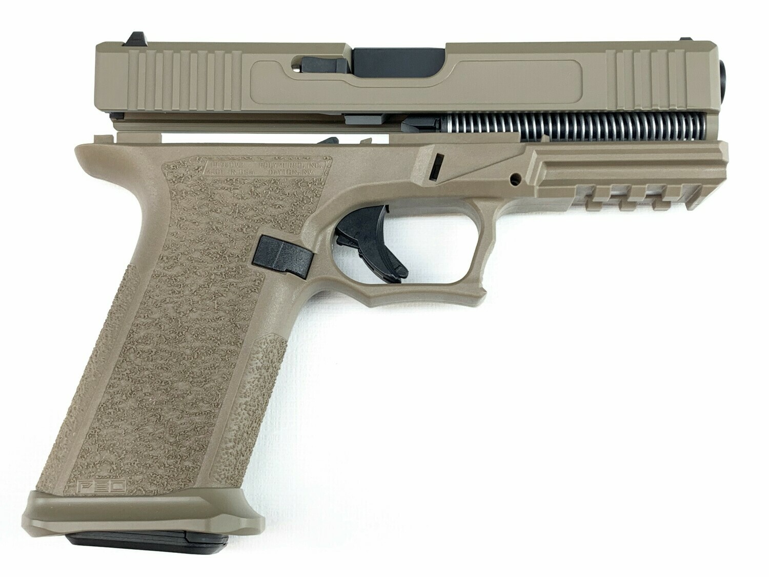 Patriot G17 80% Pistol Build Kit 9mm - Polymer80 PF940V2 - FDE - Steel City Magwell - LOWER PARTS KIT NOT INCLUDED