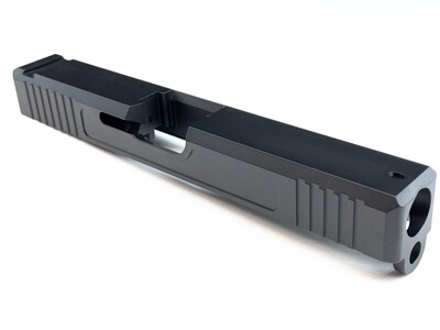 Glock 17 Slide w/ Front & Rear Serrations - Black Glock 17 Slide w/ Front & Rear Serrations - Black