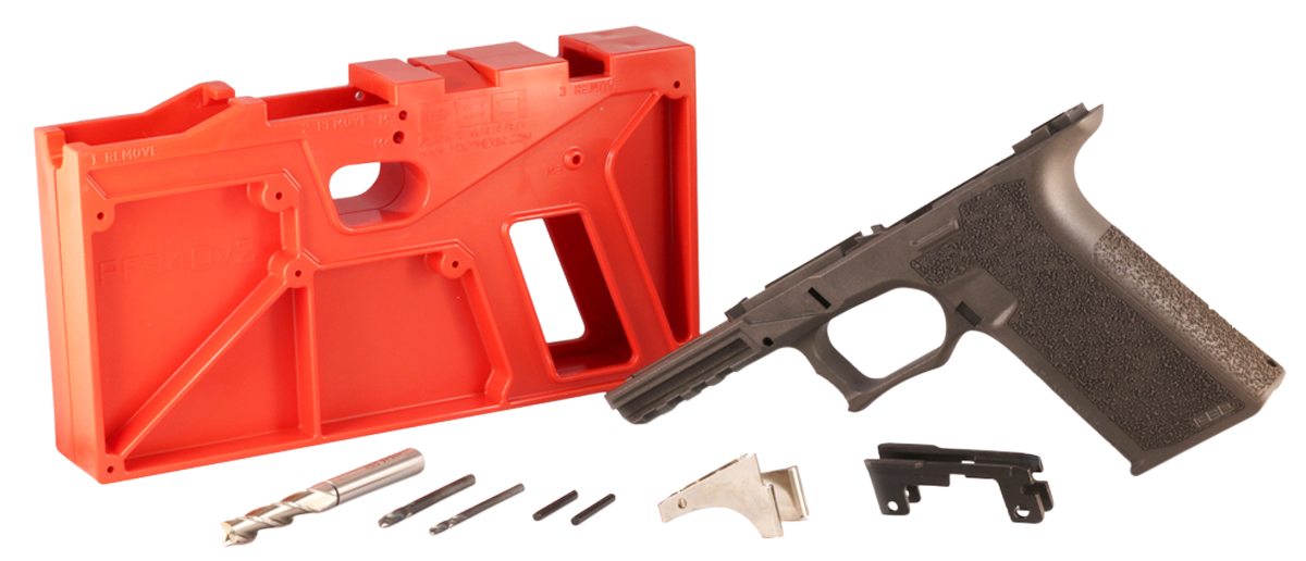Polymer80 PF940V2 G17/22 Gen3 Compatible 80% Pistol Frame Kit Cobalt