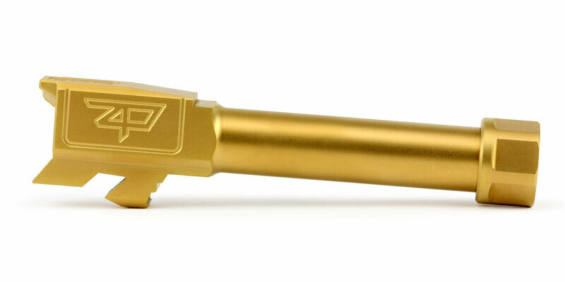 Zaffiri Precision Barrel – G43 – Titanium Nitride (TiN) Gold – Threaded
