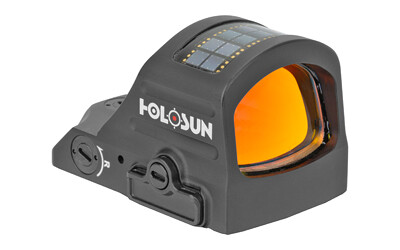 Holosun Technologies, 507C-X2, Red Dot, 32 MOA Ring & 2 MOA Dot, Black Color, Side Battery, Solar Failsafe