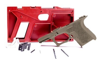 PF940SC 80% SUBCOMPACT FRAME - FDE - ADD GLOCK 26 LOWER PARTS FOR $29.99