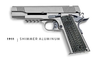 U.S. Patriot 80% 1911 Government Full Size 45 ACP Pistol Kit - Shimmer Aluminum - Add a Stealth Arms 1911 Jig For $99 With Order....
