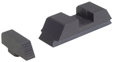 AmeriGlo GT504 Defoor Tactical Sight Set Black Front & Rear Black Frame for Most Glock Gen1-4