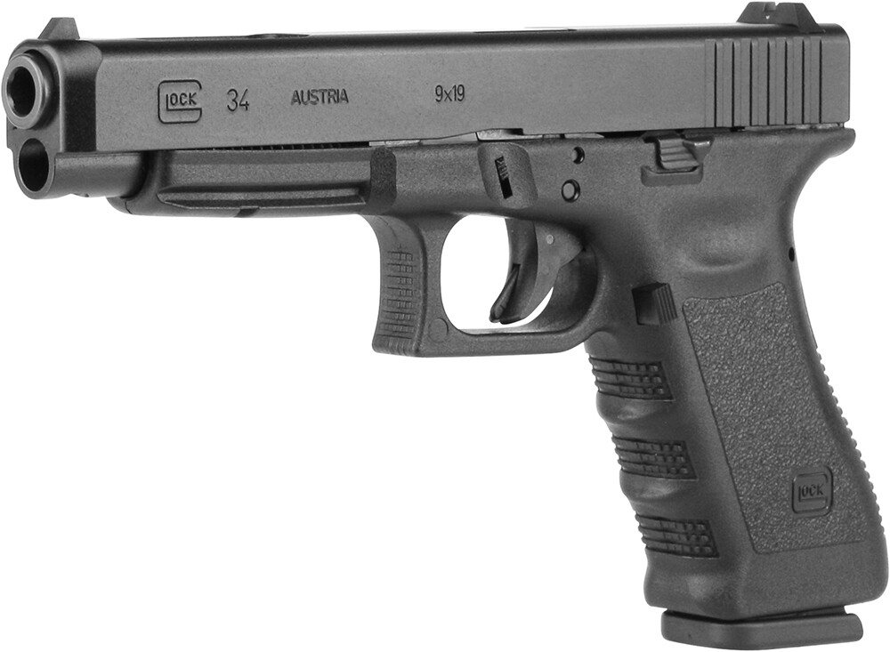 Glock OEM G34 Black 80% Pistol Parts Pack - 9mm - Fits: Polymer80 PF940V2 - FRAME NOT INCLUDED