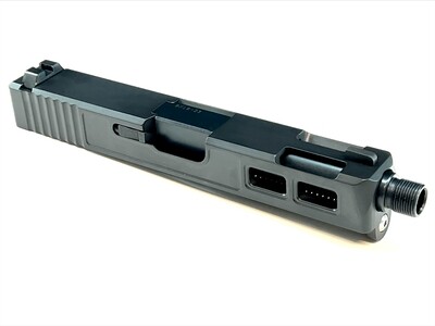 Glock 23 40 S&W .40 Cal Gen 3 Patriot Black Windowed Slide With Stainless Steel Guide Rod - Threaded Barrel